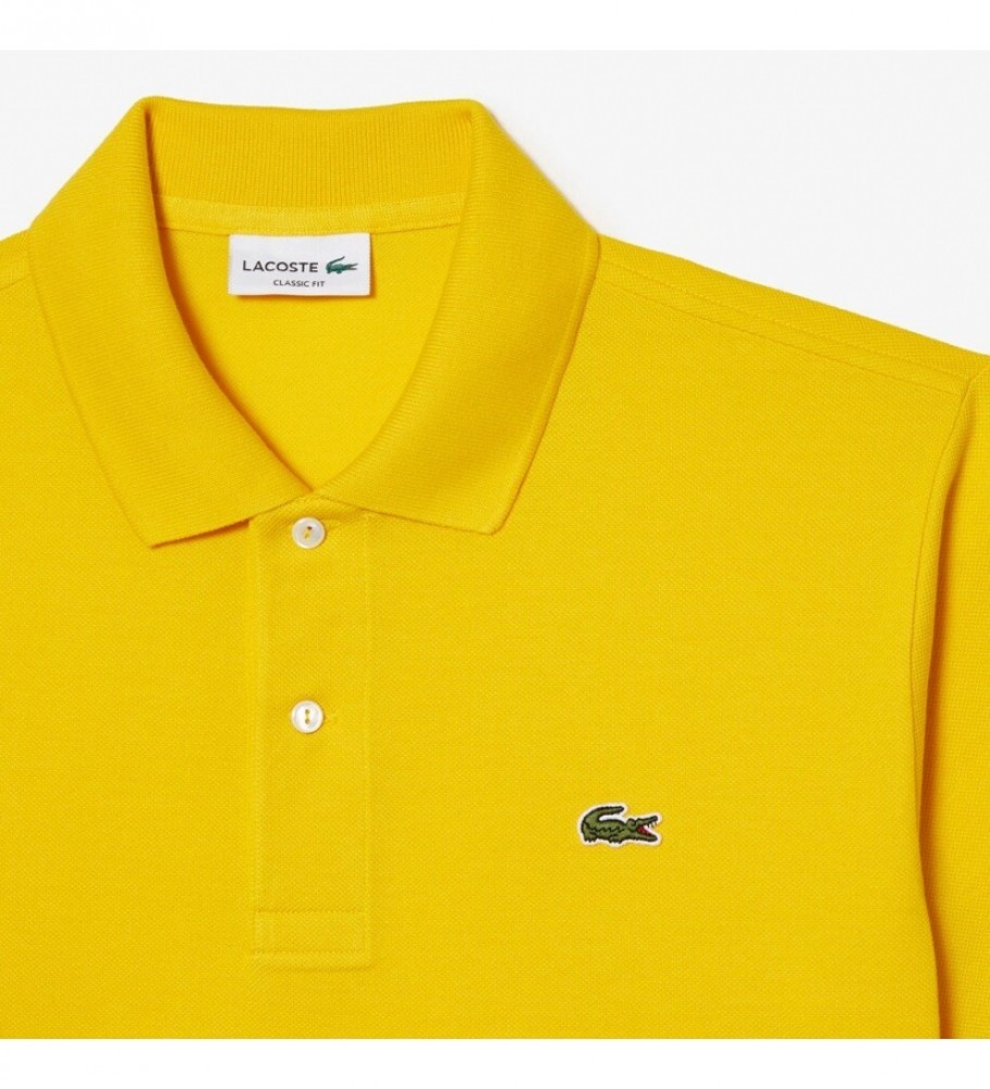 Camisa polo Lacoste tamanho G.12.12 amarela