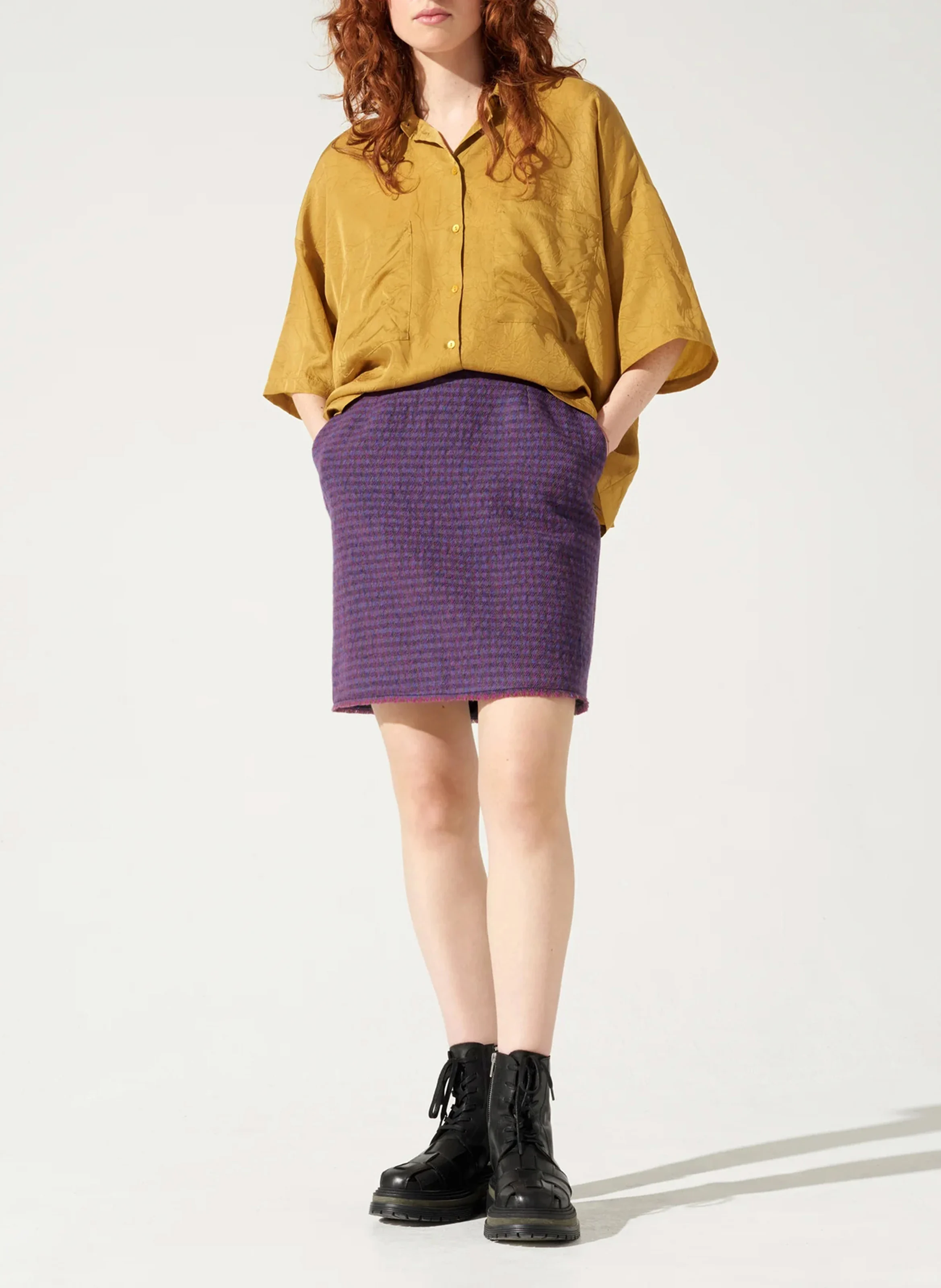Chemise col classique| Marron
