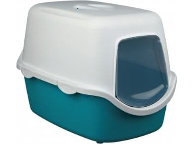 Trixie Vico kattetoilet, 40x40x56 cm, turkis/creme