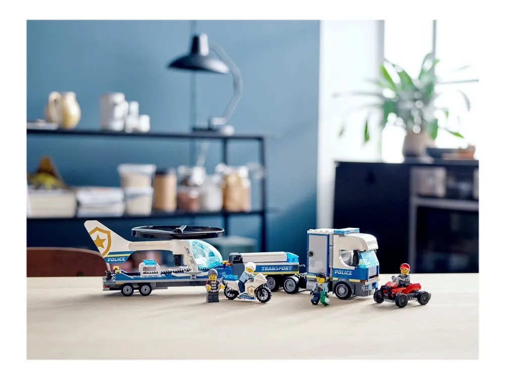 LEGO City 60244 Politihelikoptertransport