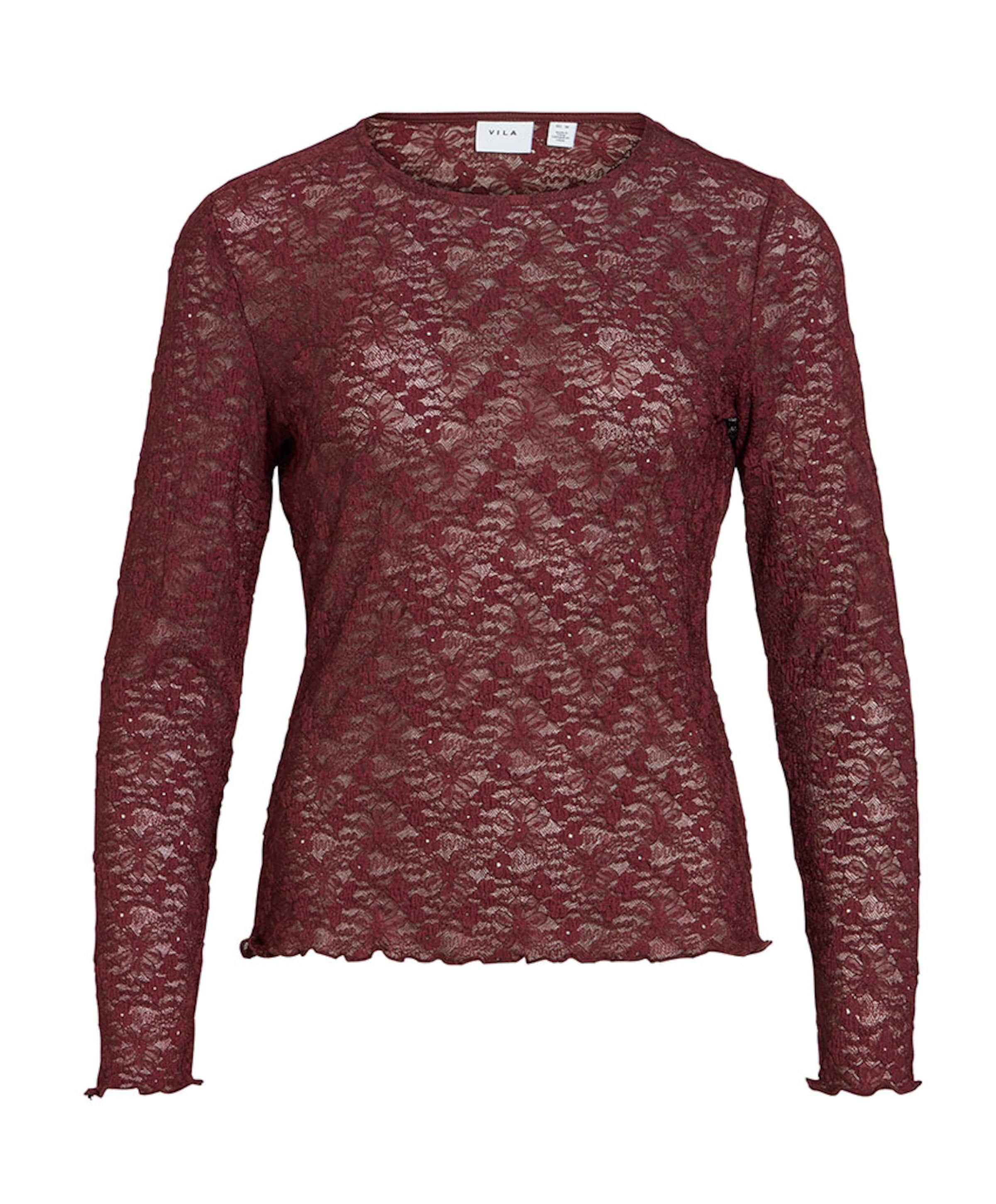 Vila Dames longsleeve bordeaux