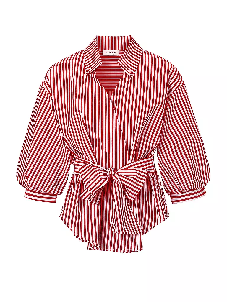 RICH & ROYAL Wickelbluse  rot