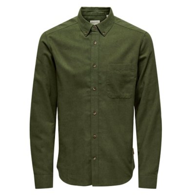Chemise à manches longues homme Onsgudmund Slim ONLY AND SONS
