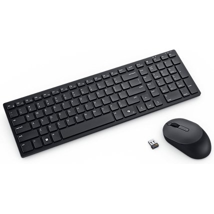 DELL Clavier et souris compacts et silencieux Pro - KM555 - français (AZERTY)