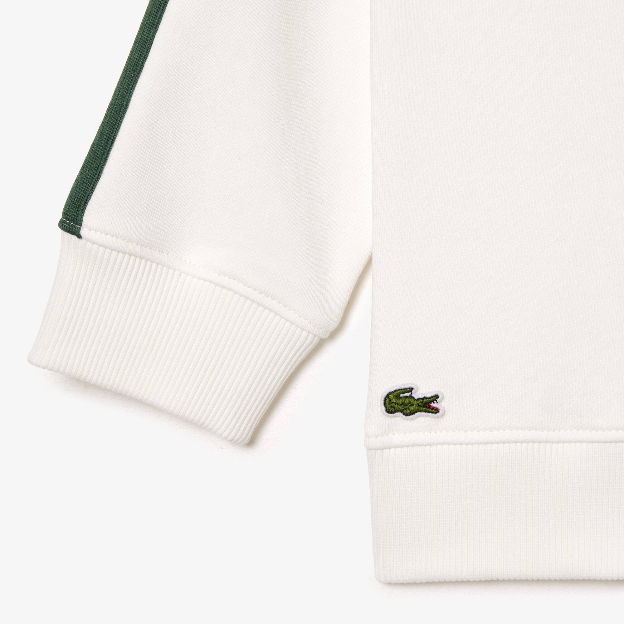Sweatshirt aus bedruckter Baumwolle mit Stehkragen Pullover & Sweatshirts - Weiss - Lacoste - Kinder