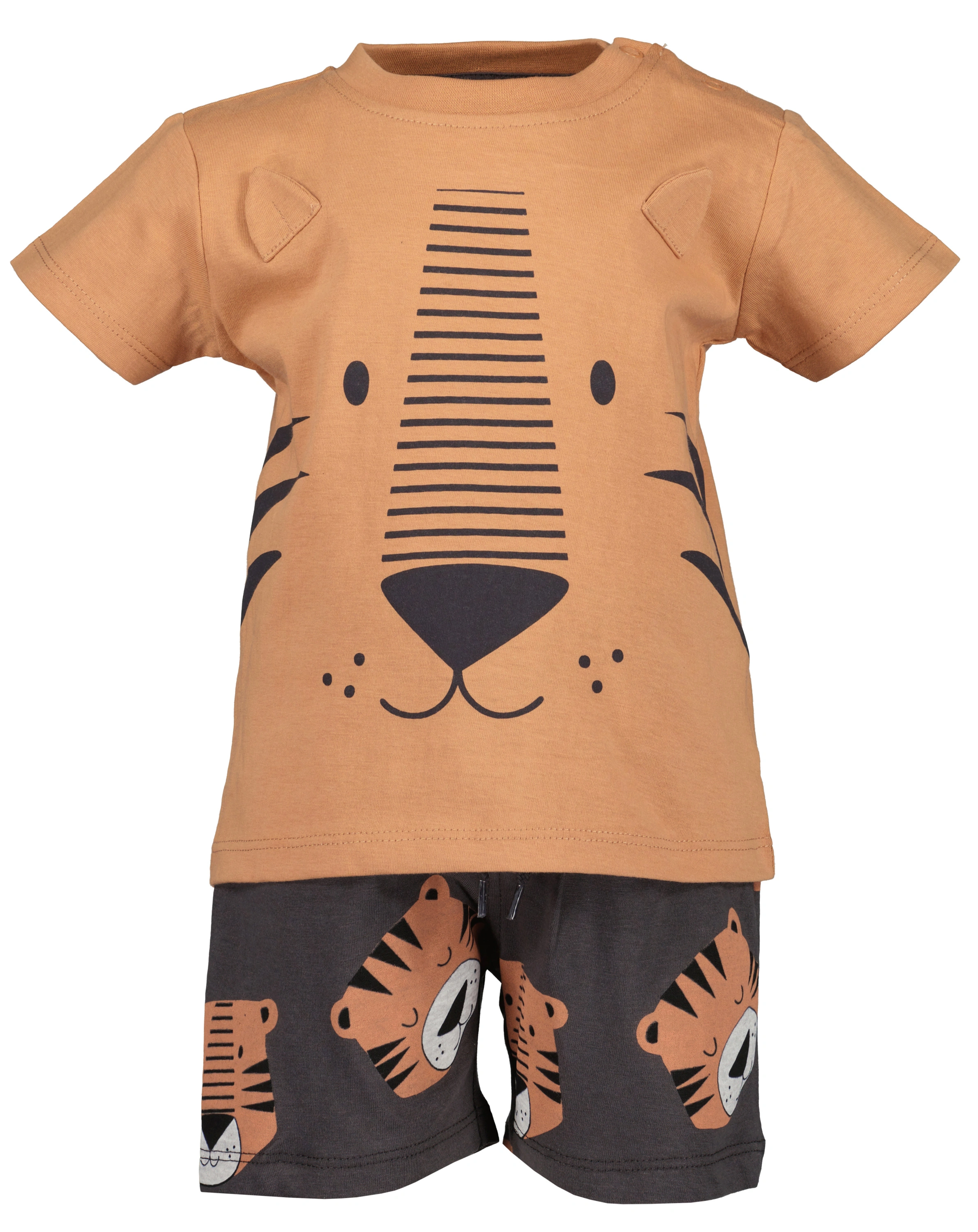 T-Shirt LITTLE TIGER mit Shorts in kupfer