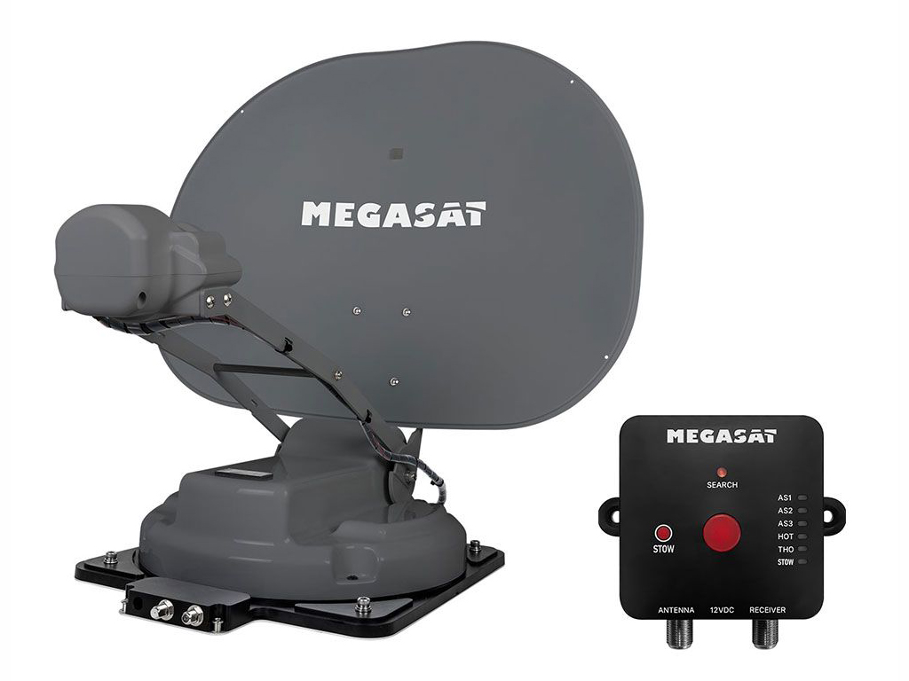 Megasat Caravanman 55 GPS schotel met Auto Skew - Graphite