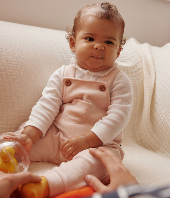 Ensemble salopette en velours bébé
