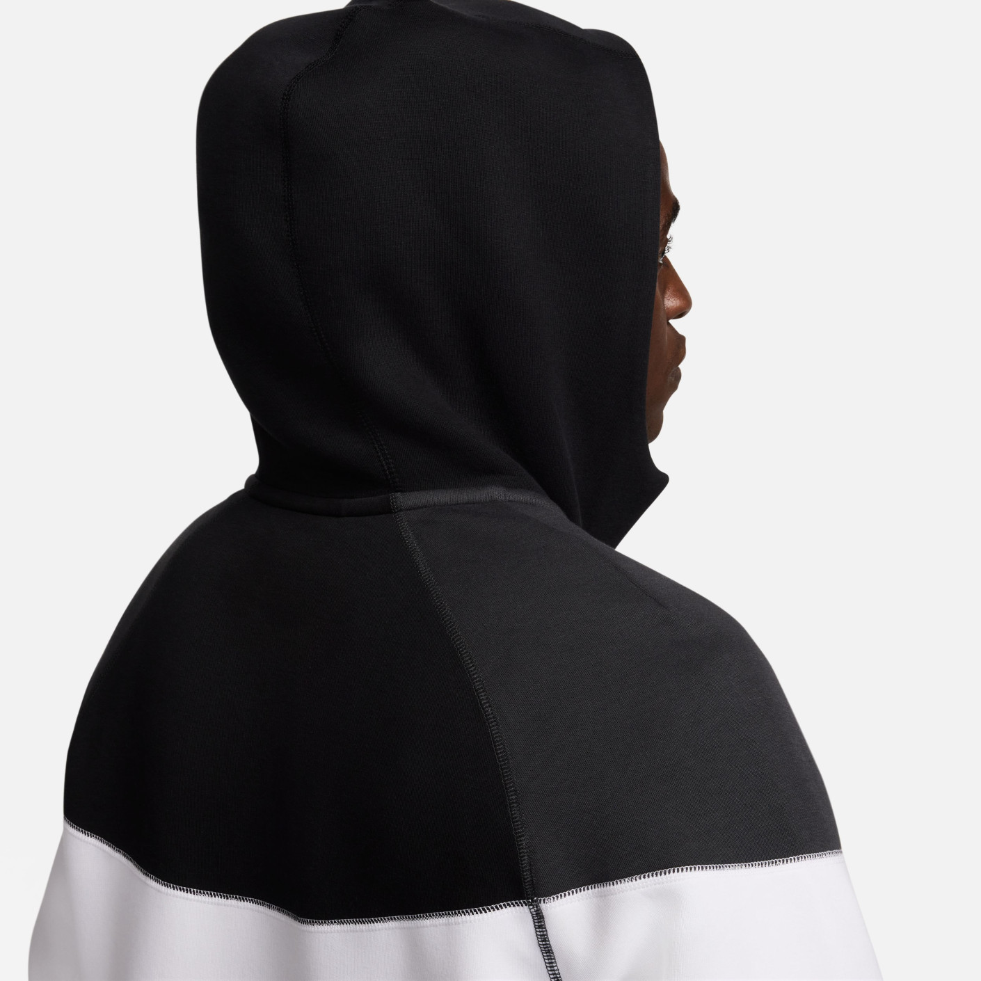 Nike Tech Fleece Sportswear Vest Wit Zwart Donkergrijs Lichtgeel
