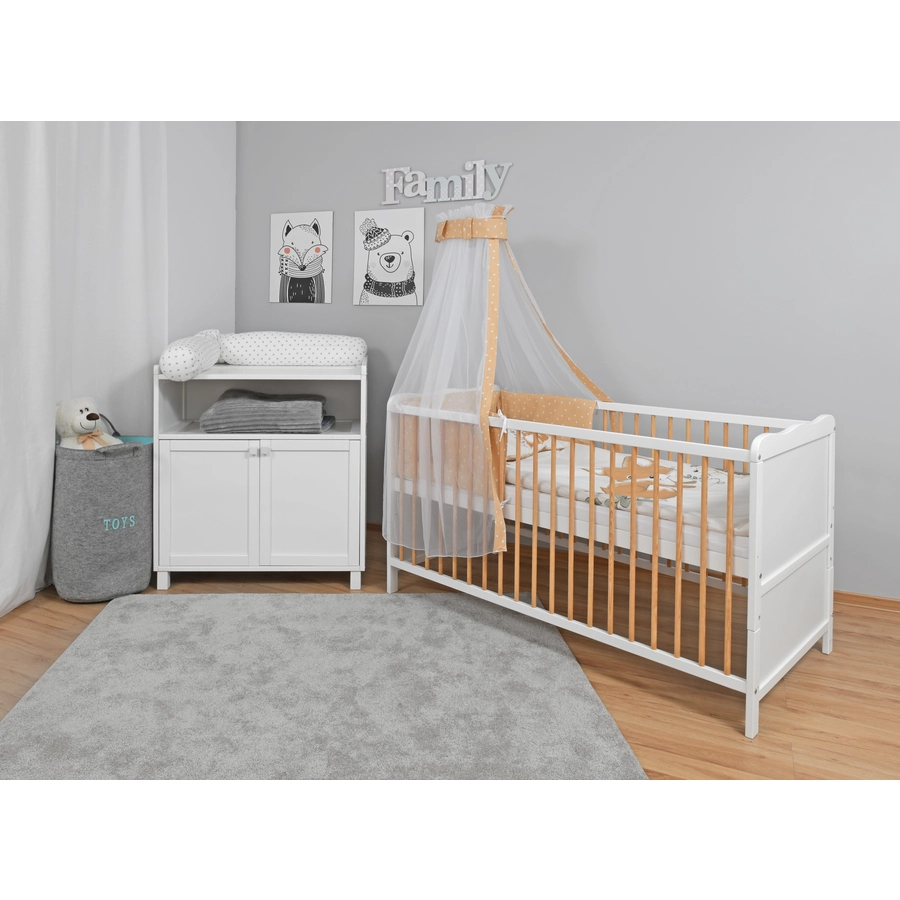 urra Komplettbett Fuchs und Igel 70 x 140 cm