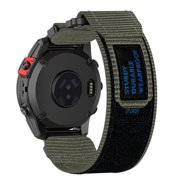 INF 22 mm klokkebånd for Garmin Quatix 7 Pro/FeniX/Fenix 6/Fenix 5 størrelse M Nylon