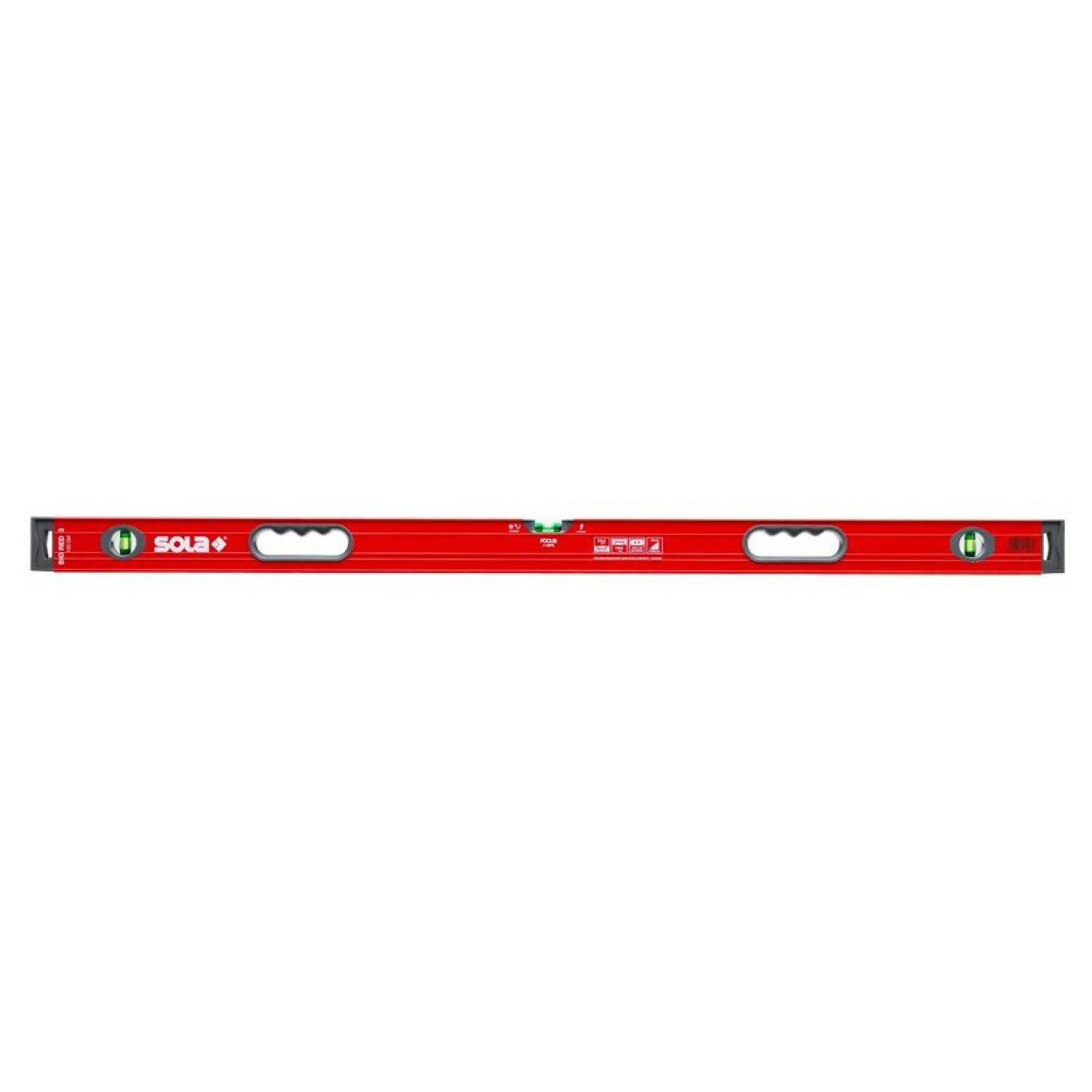 Sola Big RedM 3 180 Aluminium waterpas - Magnetisch - 1800mm