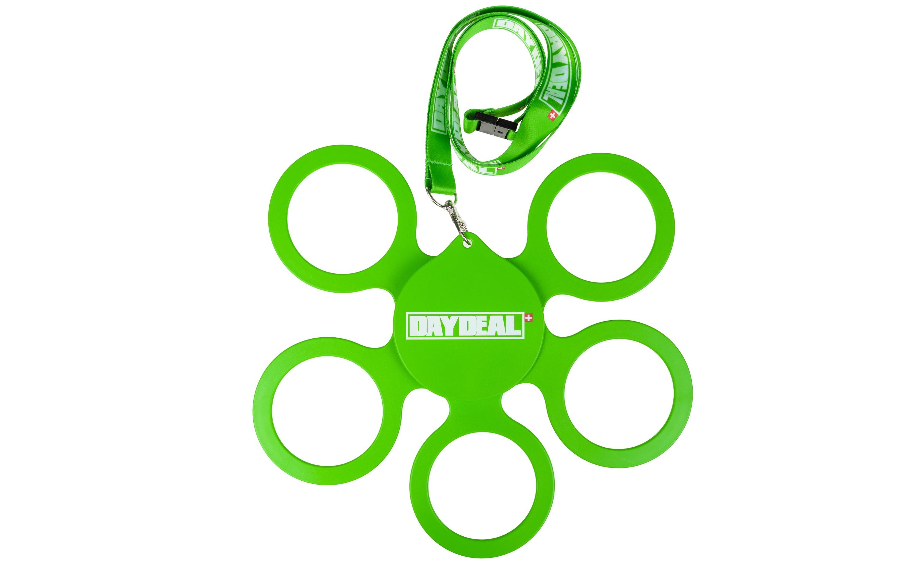 Becherhalter DayDeal CollectionAusklappbarer Halter für 6 Becher, grün