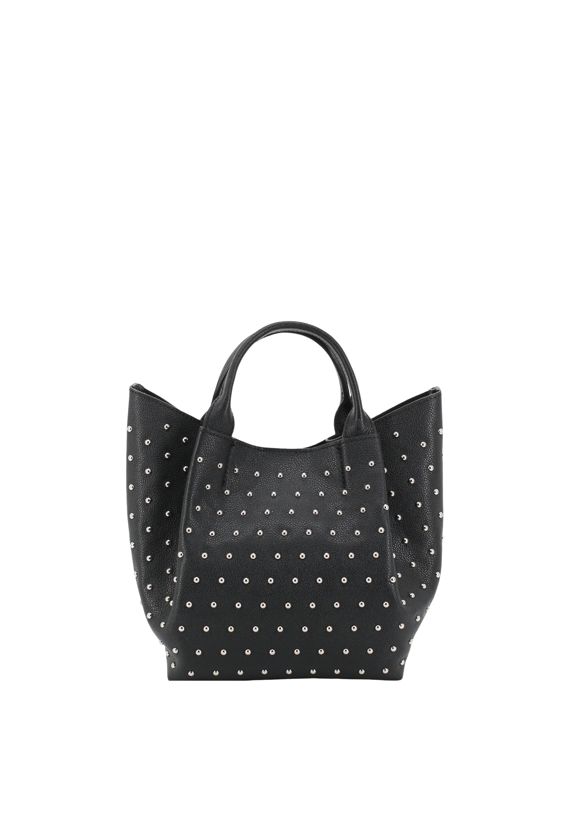 Shopper ESSENTIAL studs small Leather Agave Standard