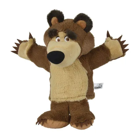 Simba Mascha und der Bär Handpuppe Bär, 28cm