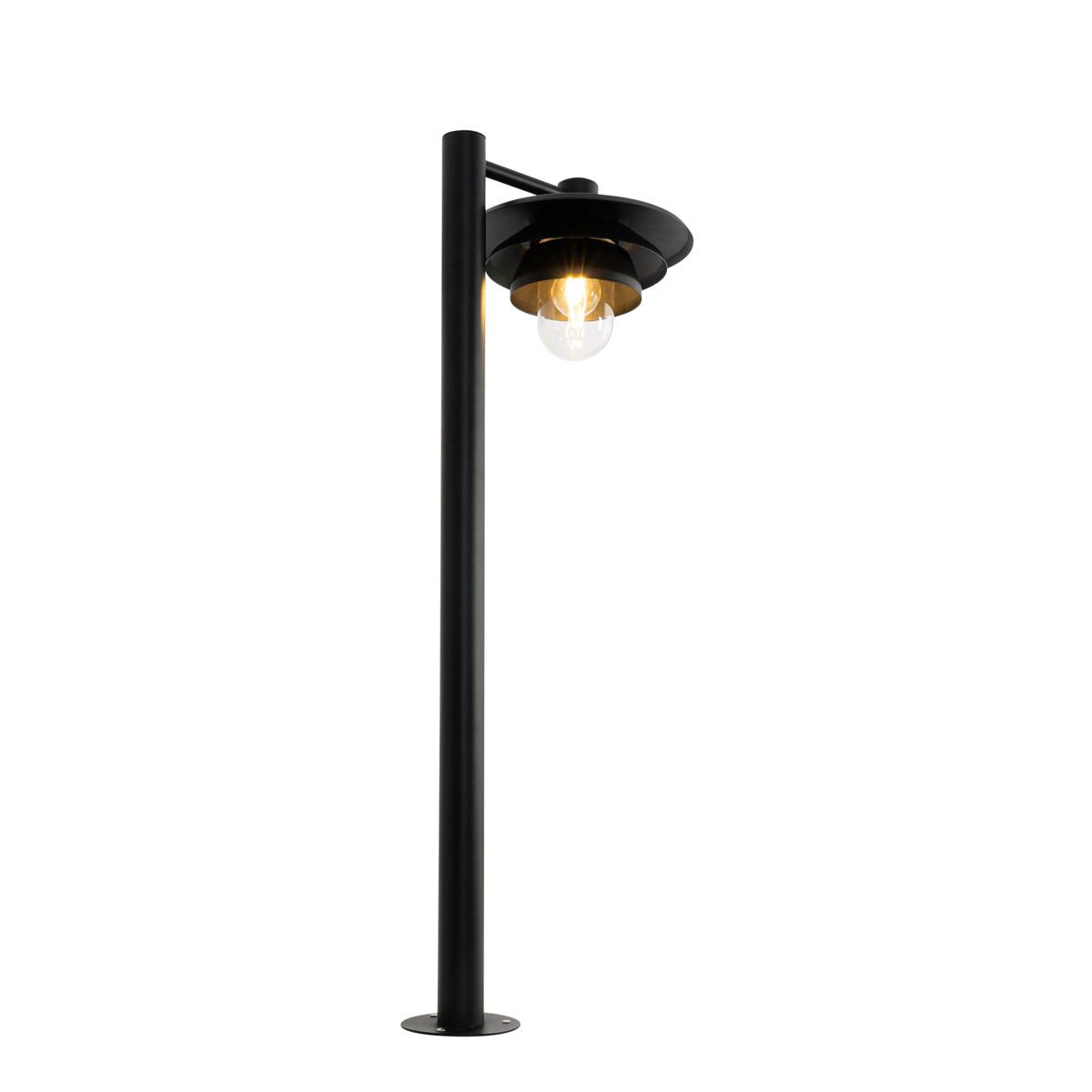 Design buiten paaltje zwart 100 cm IP44 - Morty
