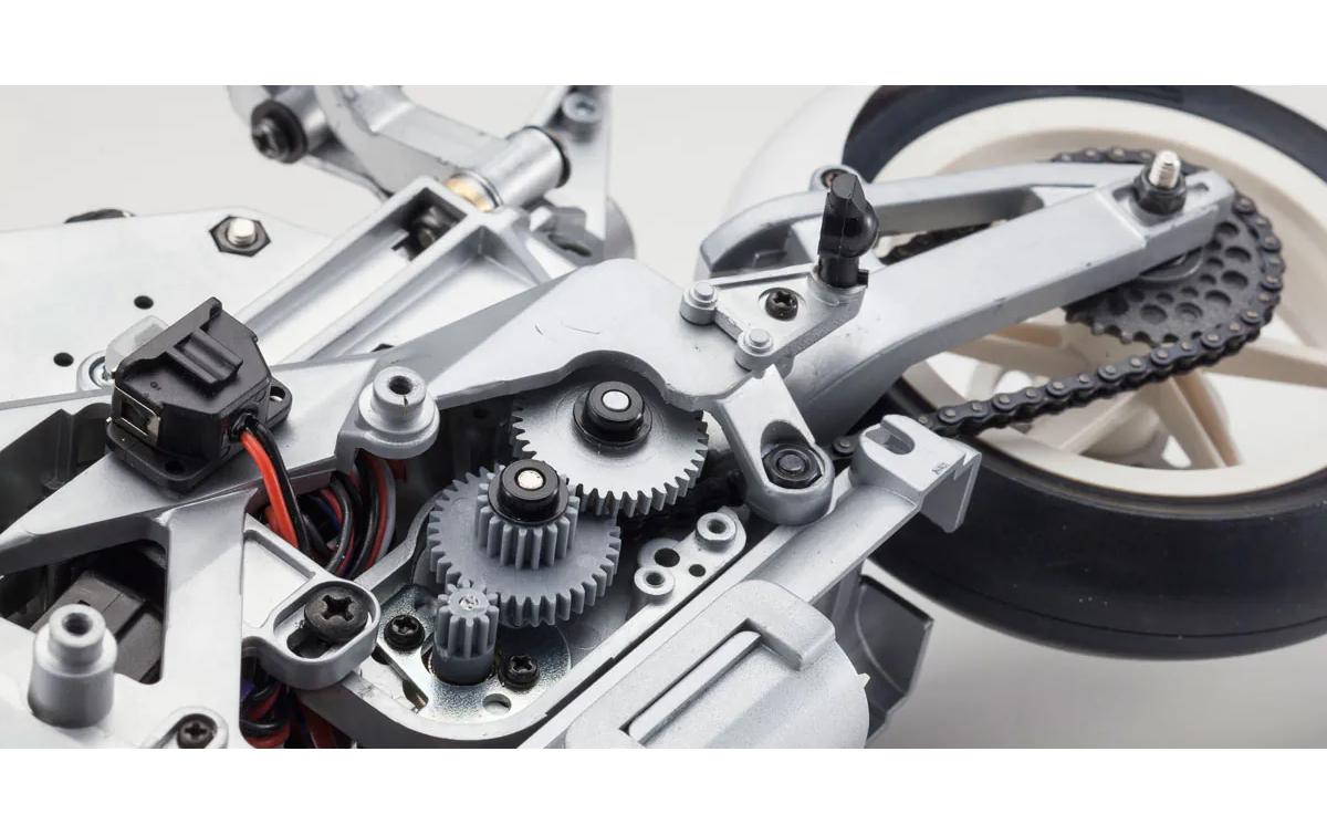 Motorrad Honda NSR500 1991 Bausatz, 1:8<br>Scale RC-Motorrad Bausatz «hanging on racer»