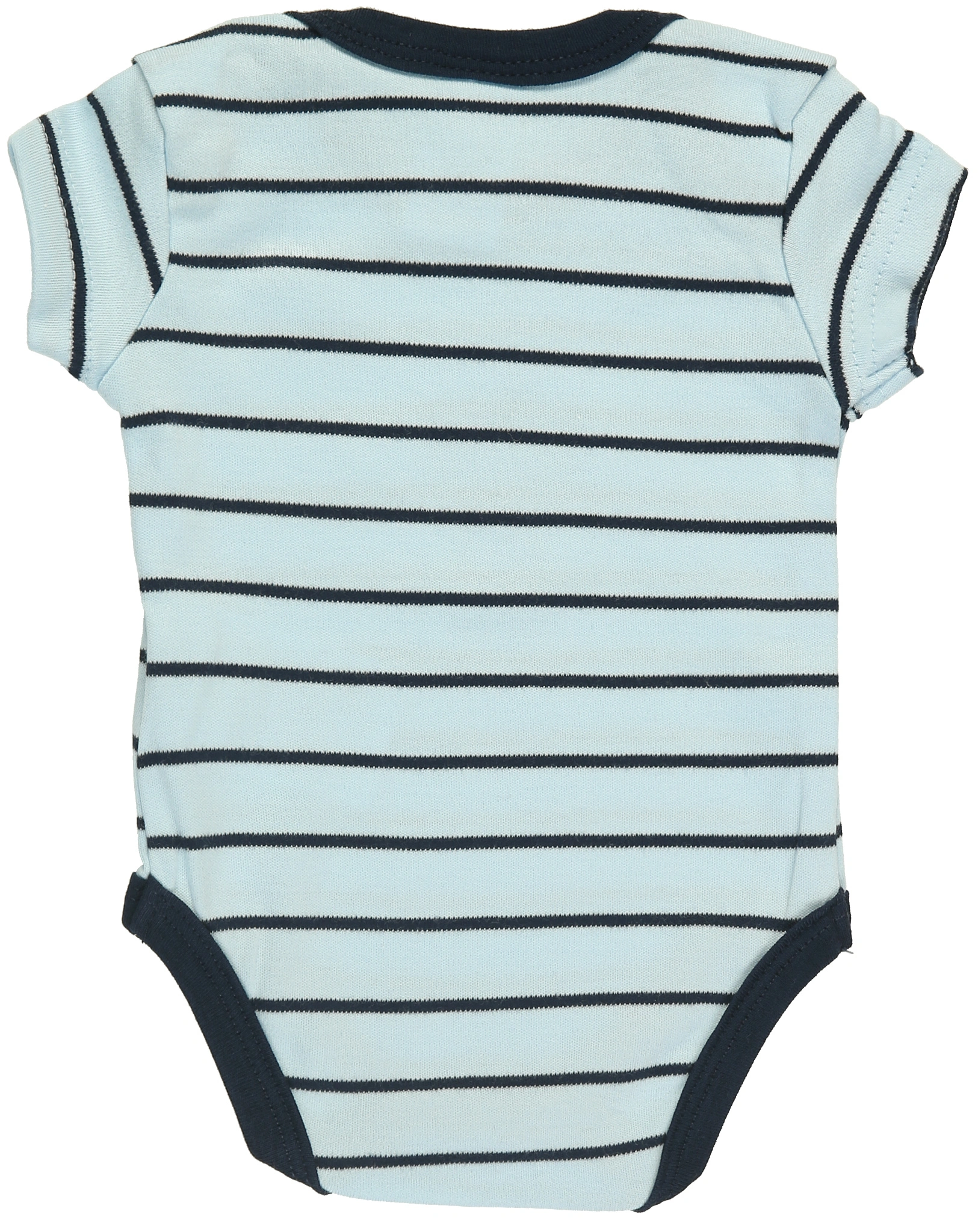 Kurzarm-Body AT THE SEA 3er-Pack in blau