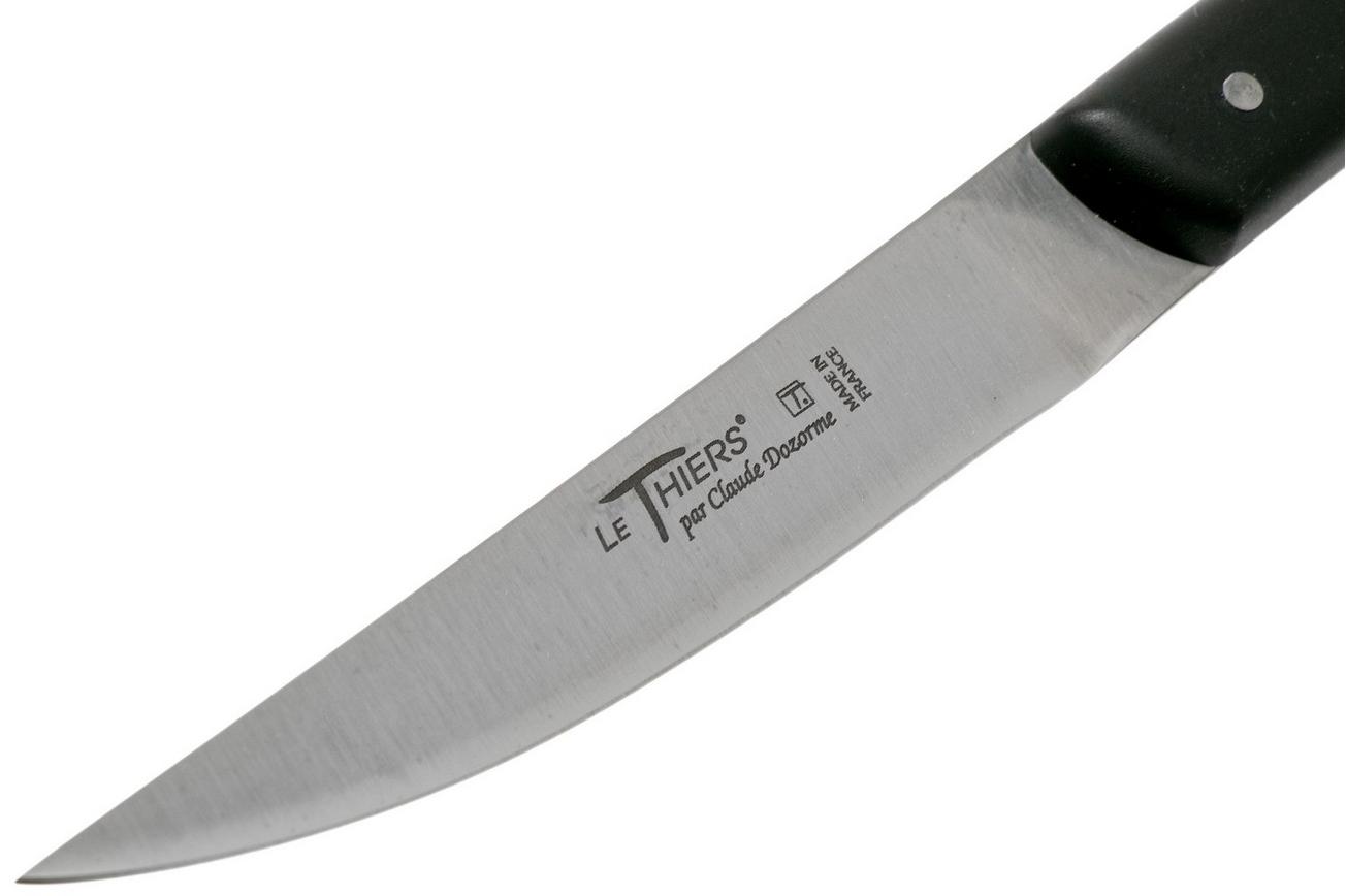 Claude Dozorme Le Thiers steakmesset 6-delig, gematteerd zwart