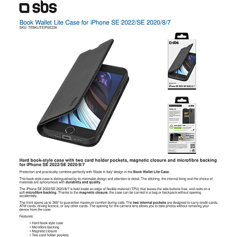 SBS iPhone SE 2020/8/7/6s/6 wallet - sort