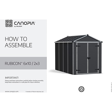 Canopia by Palram Rubicon skur - 5,6 m2