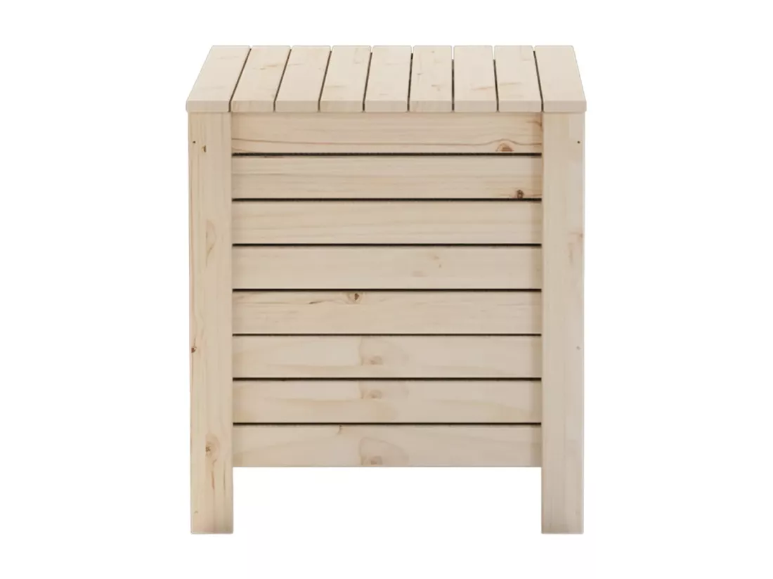 Boîte de rangement avec couvercle RANA bois massif de pin