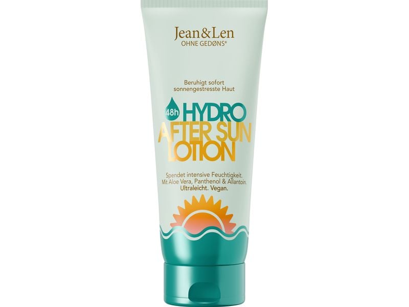 Jean & Len After Sun Lotion Hydro 200 ml Ultraleichte und schnell einziehende After-Sun-Lotion