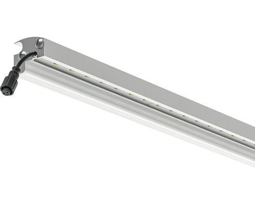 LyghtUp LED-lichtstrip voor lasdraadhekken, aluminium, 1960 mm, IP67, 3000K, 24V, 18W, zilver