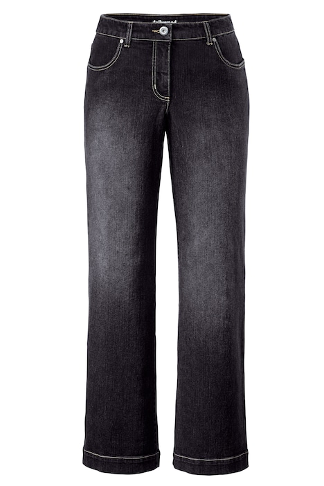 Jeans, weit und gerade, 4-Pocket