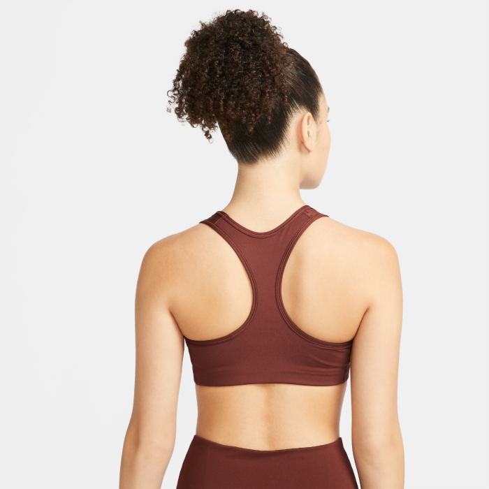 Nike Dame BH Dri-Fit swoosh Bra Rød