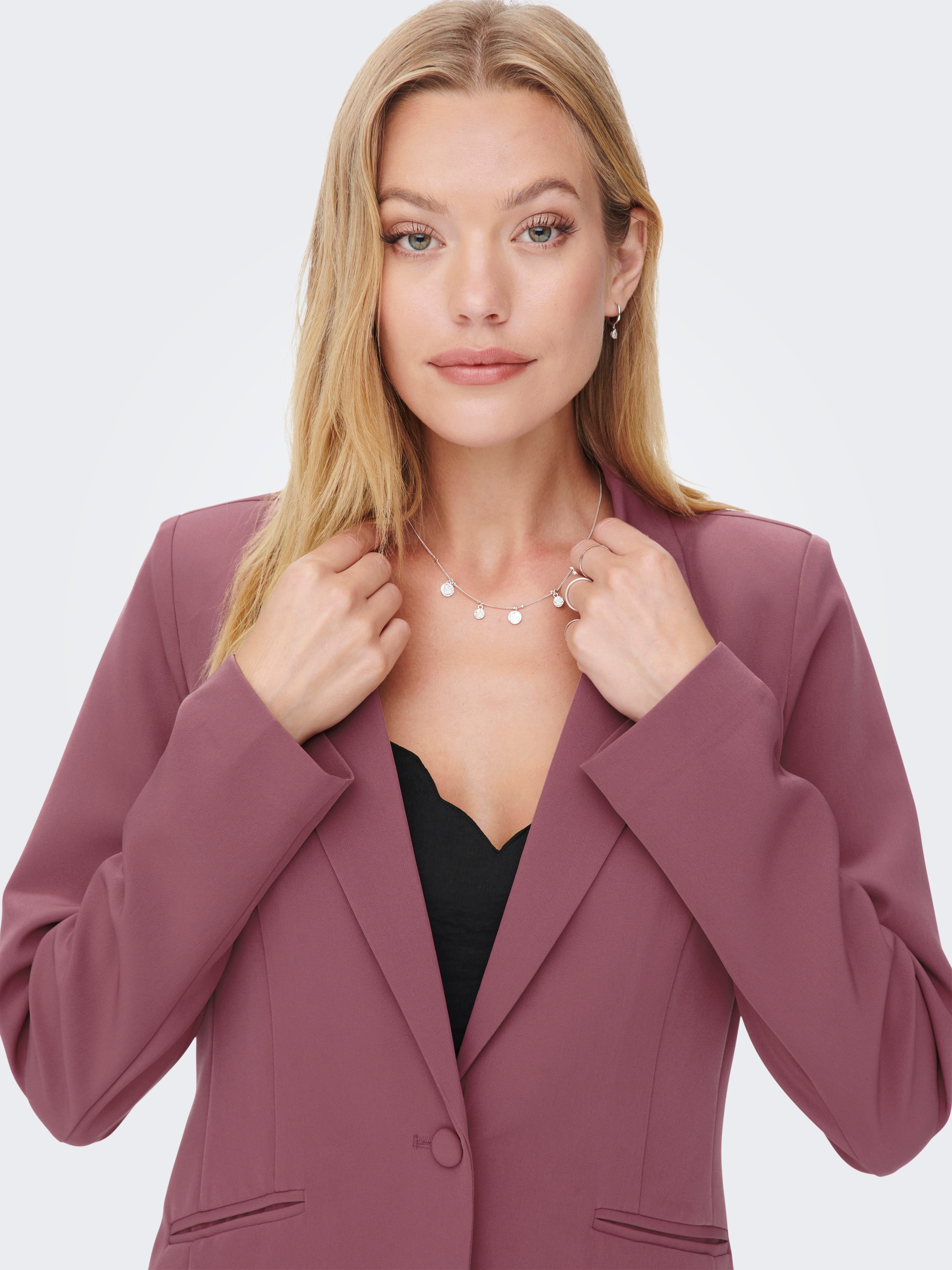 ONLGABI-ABBA Blazer Rose Brown