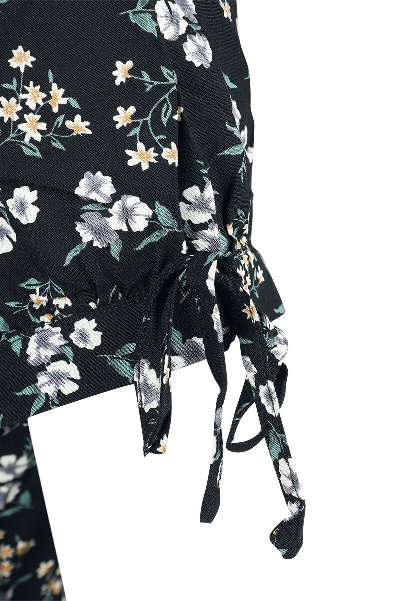 Ditsy Floral Tie Sleeve Dress | Voodoo Vixen Robe mi-longue