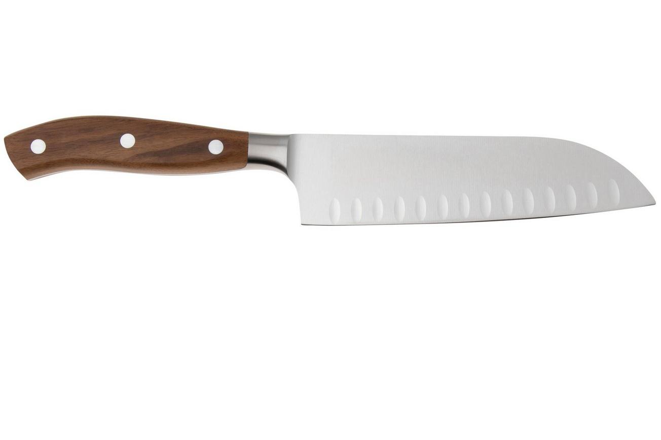 Victorinox Grand Maître Santoku Knife 7.7320.17G, esdoornhout, santoku met kuiltjes, 17 cm