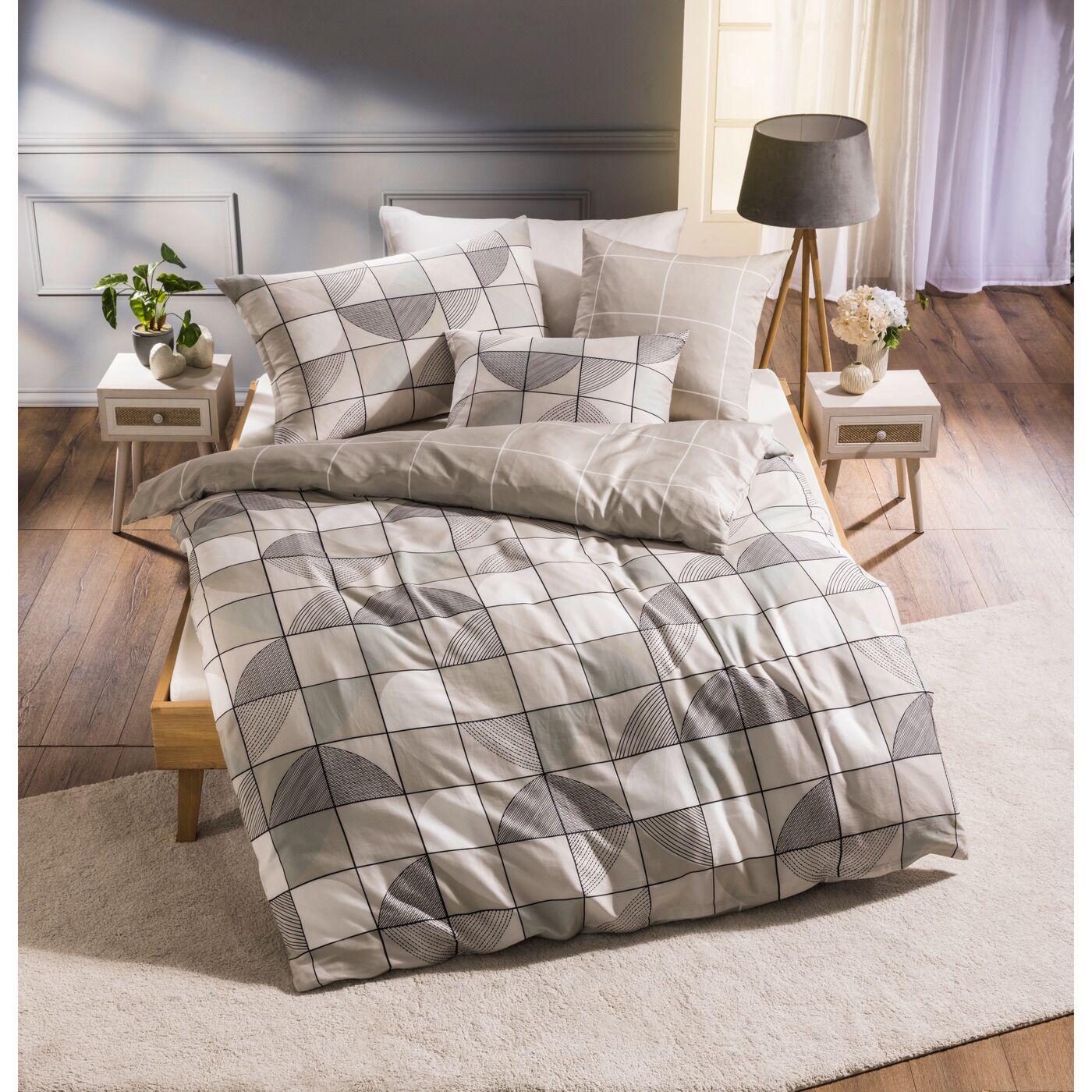 Home FashionRenforce Bettwäsche «Geo Bow»