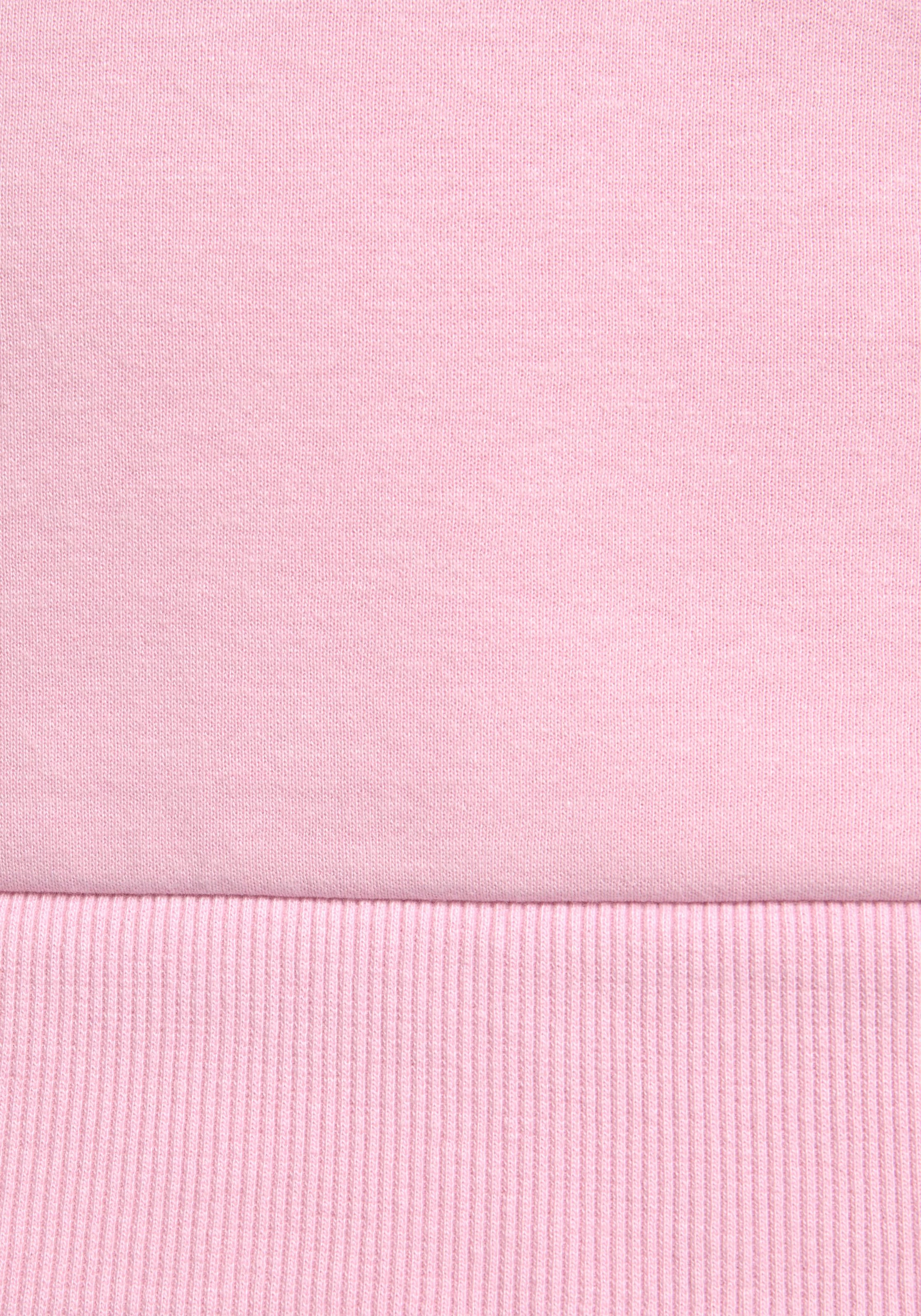 Bench. Loungewear Kapuzensweatshirt , mit Seitenstreifen und Kängurutasche, Loungewear