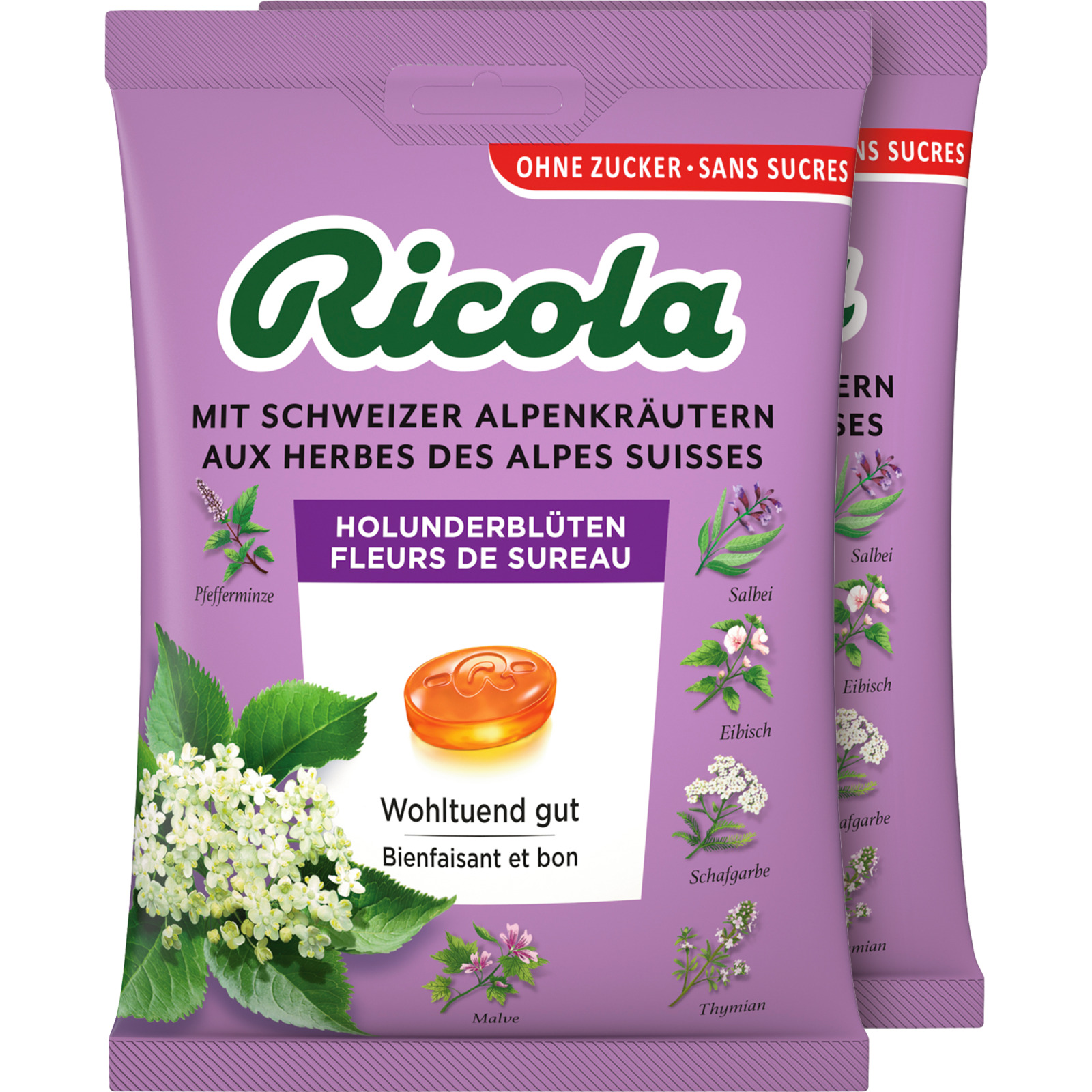 Ricola O.Z. Holunder Blüten 2x125g