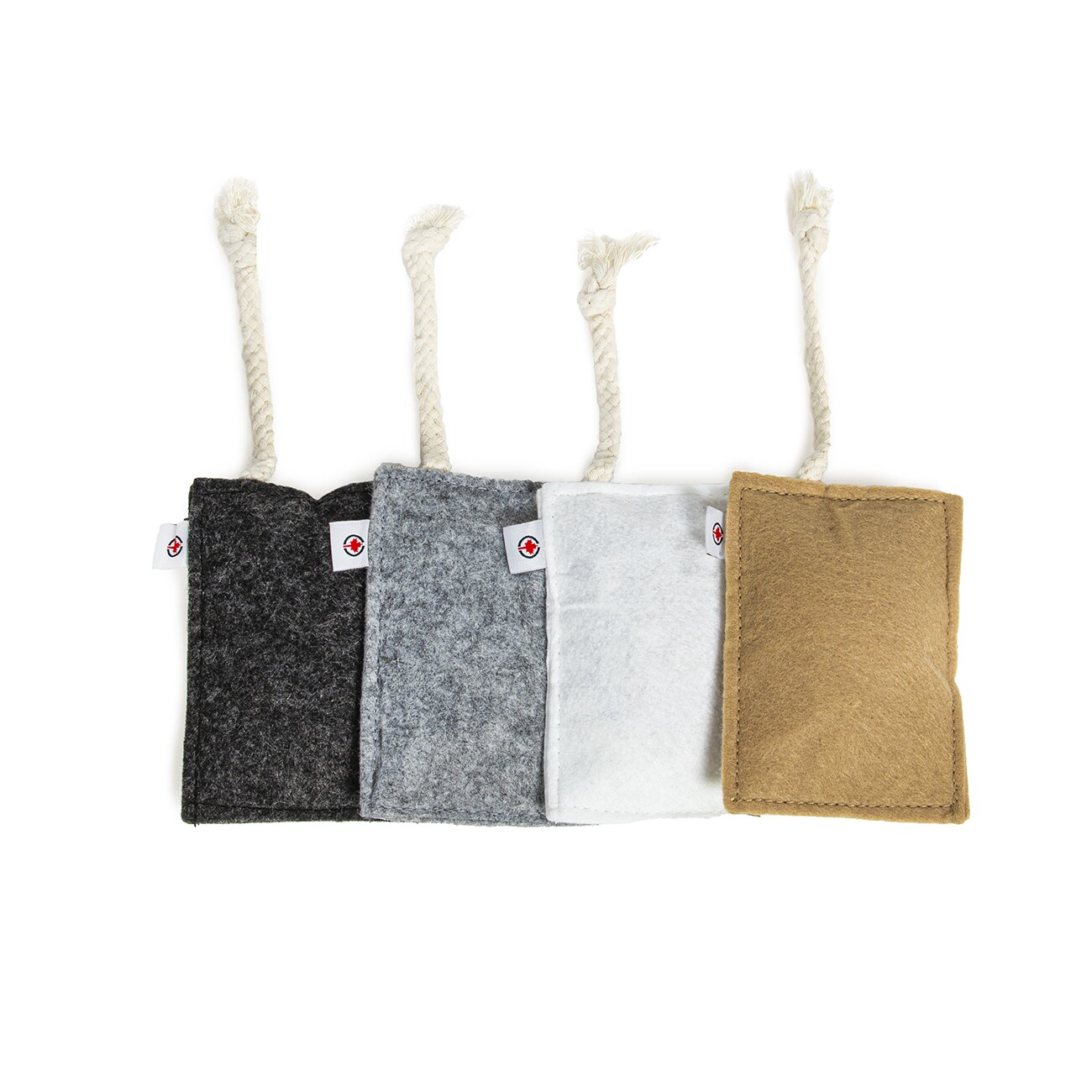 Canadian Cat Company Baldrian & Catnipspielzeug Filz-Spielkissen FELTY, 4er Pack