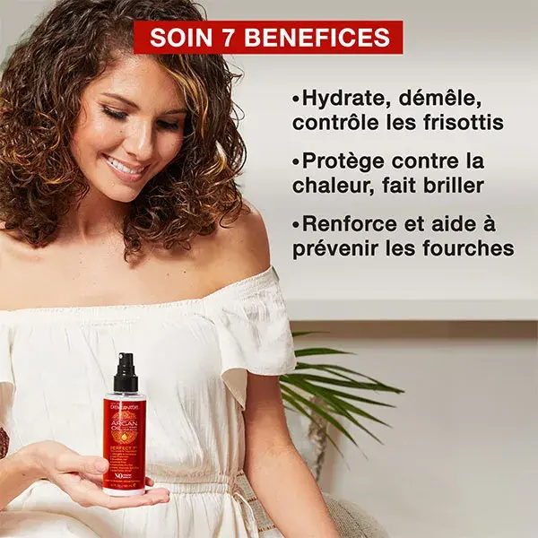 Creme of Nature Argan, Spray Suavizante Perfect 7, Sem Sulfato, 150ml