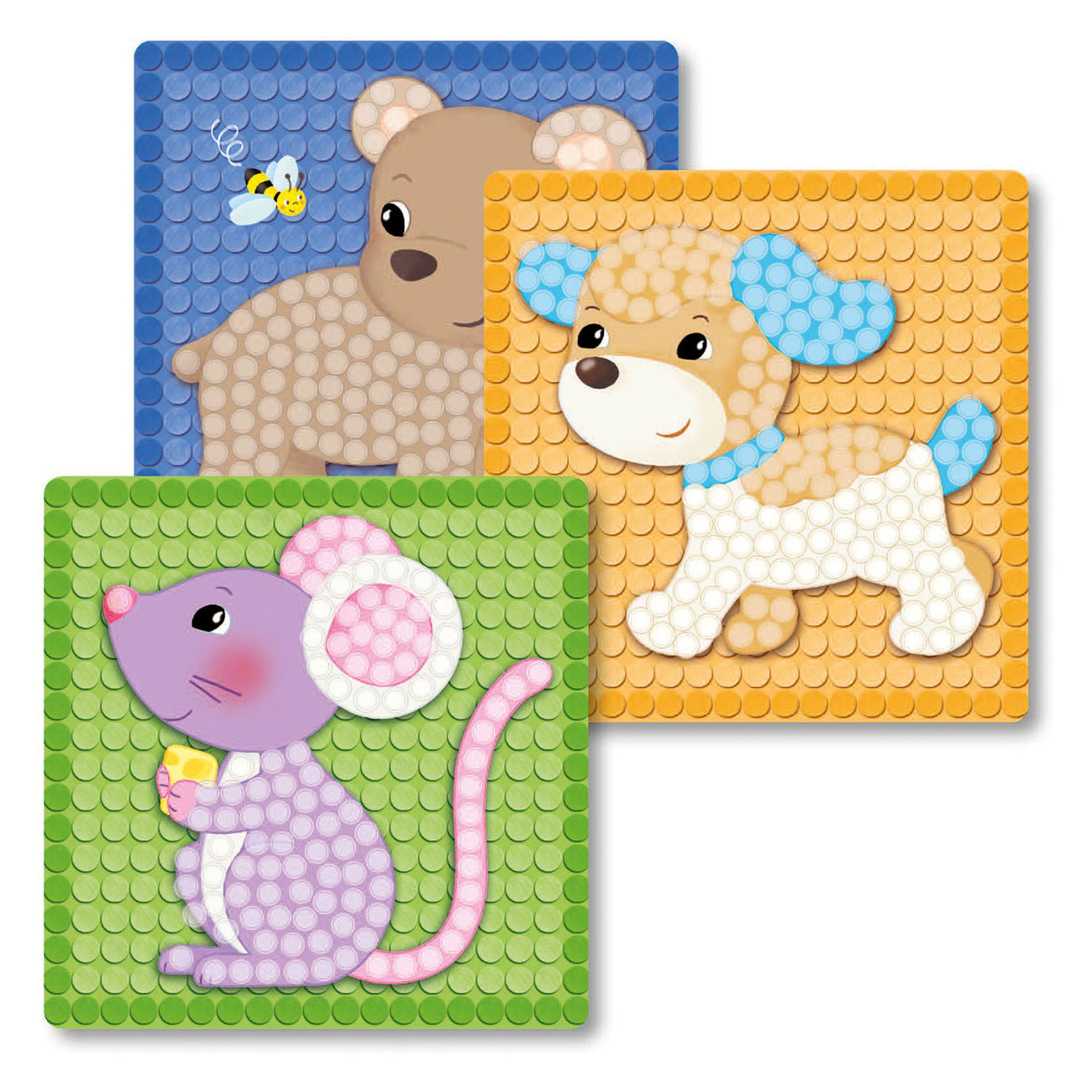 PlayMais Mosaic Kaarten Versieren Kleine Vriendjes