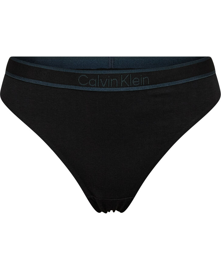 Calvin Klein THONG Black w/ ink logo