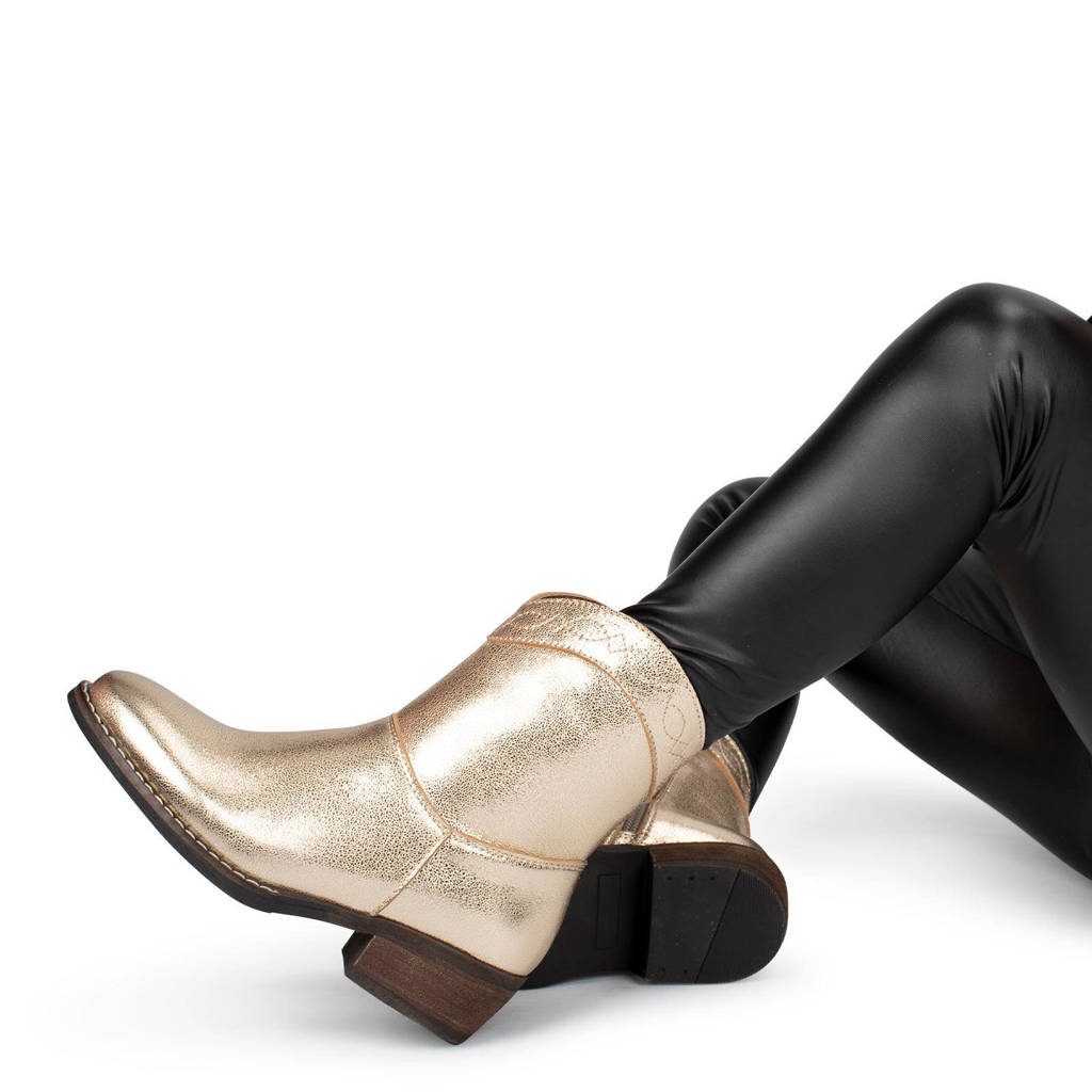 PS Poelman Bilaleren cowboylaarzen goud