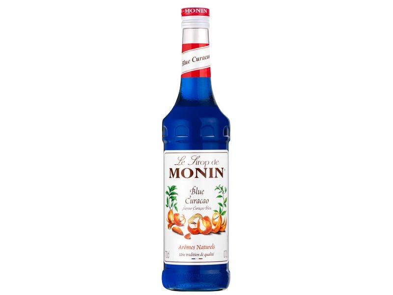 Monin Sirup Curaçao Bleu 0.7 l Aromatischer Sirup mit Orangengeschmack