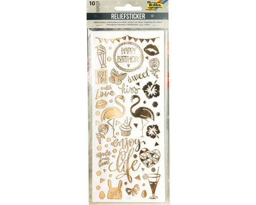Reliëfstickers het hele jaar door II set van 482 stuks