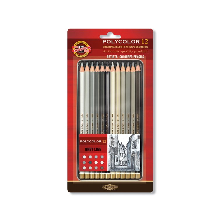 Koh-i-Noor Farbstift Polycolor 3800, 12er-Set