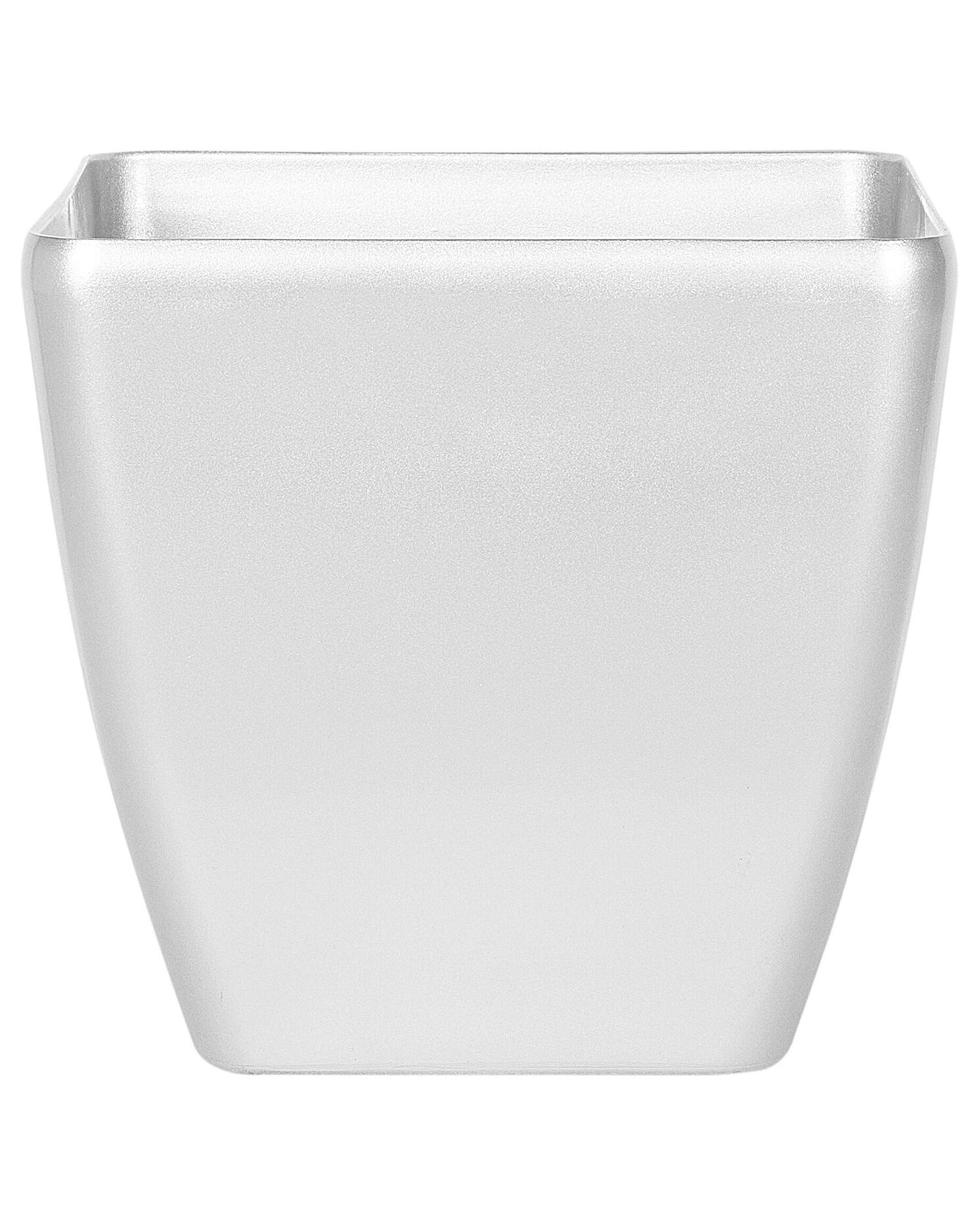 Set van 2 bloempotten ASTRAS 50 cm Zilver