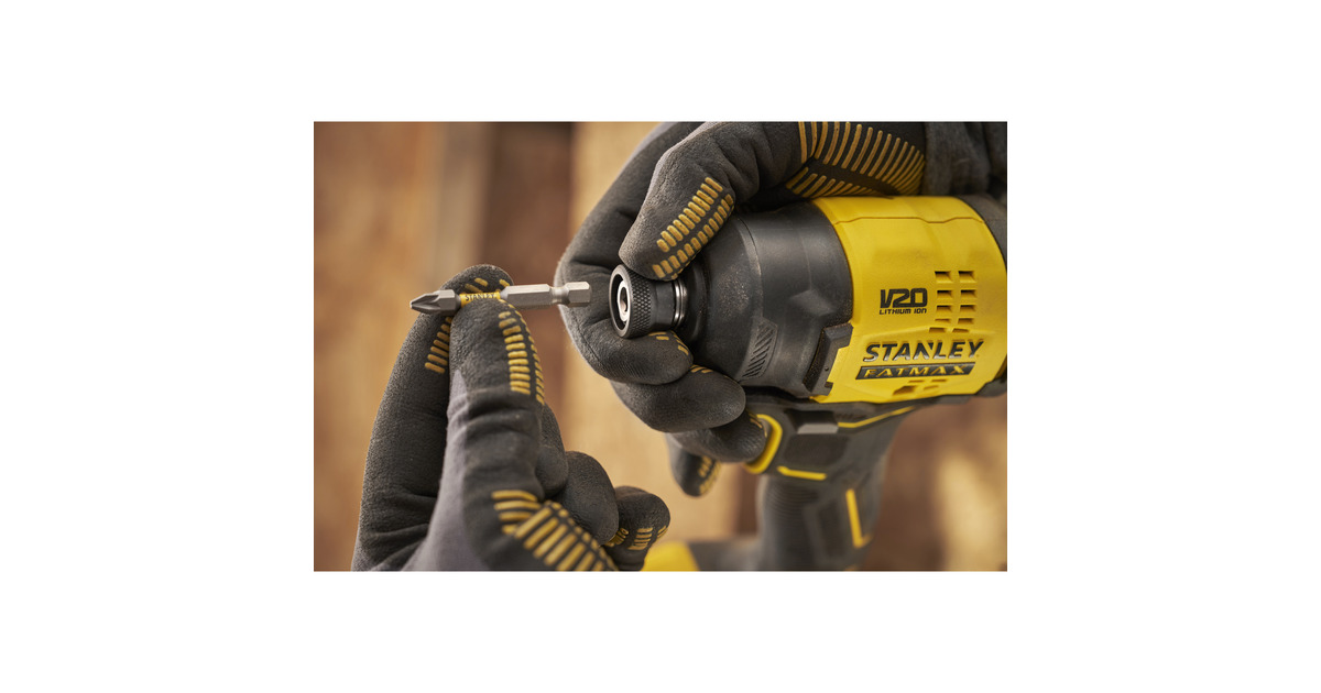 StanleyFATMAX V20 18V Slagschroevendraaier  (Zwart/geel, Accu en oplader inbegrepen, met koffer)