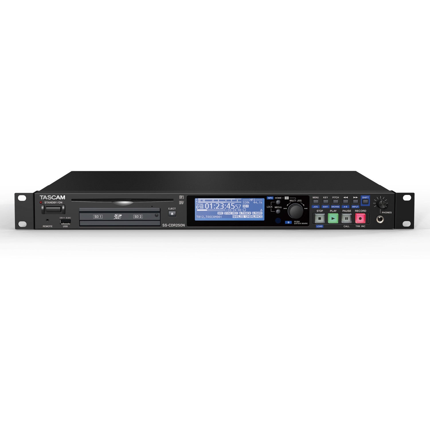 Tascam SS-CDR250N solid-state netwerk media recorder