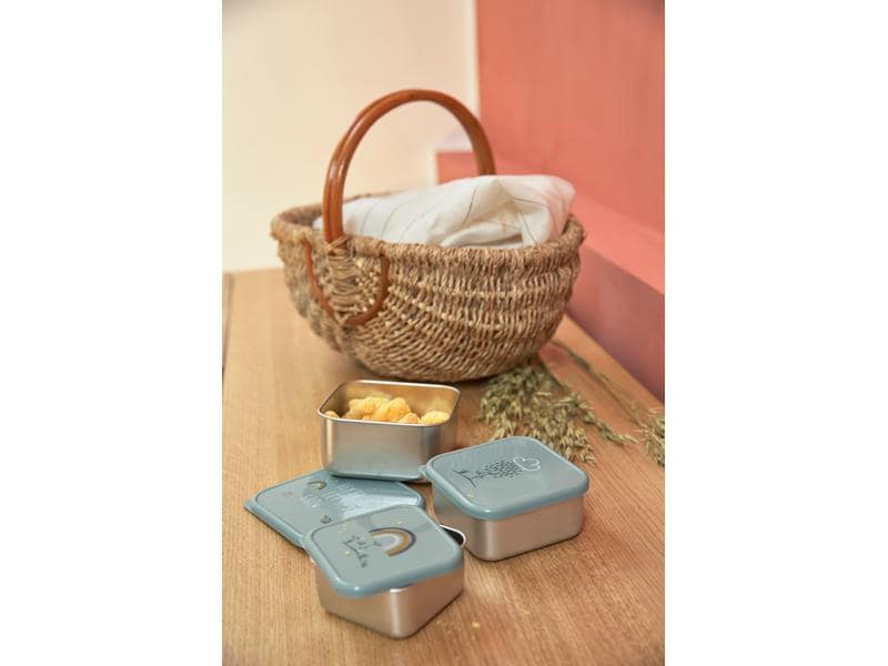 Lässig Lunchbox 3er Set Garden Explorer Snackboxen-Set