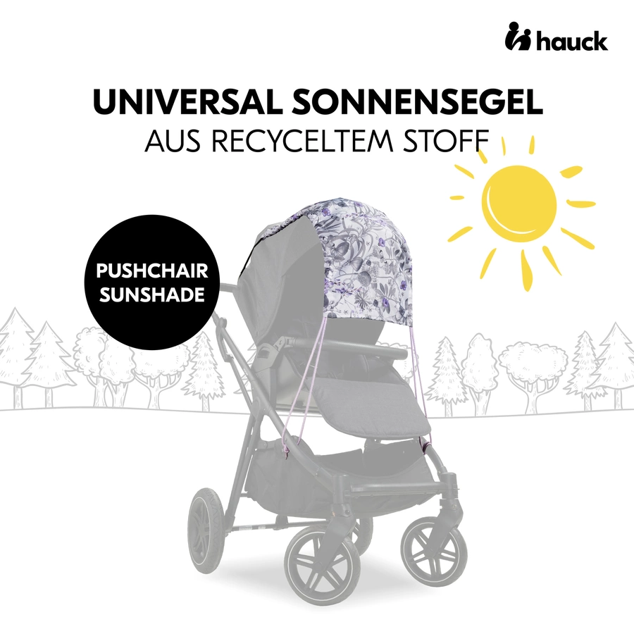 hauck Sonnensegel Floral Grey