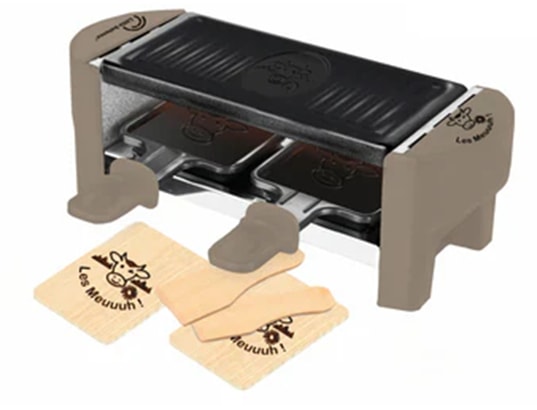 LITTLE BALANCE - Raclette Multifonction Raclette 2 personnes muscade